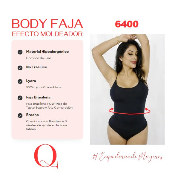 Body Faja Reductor Bodysuit Premium