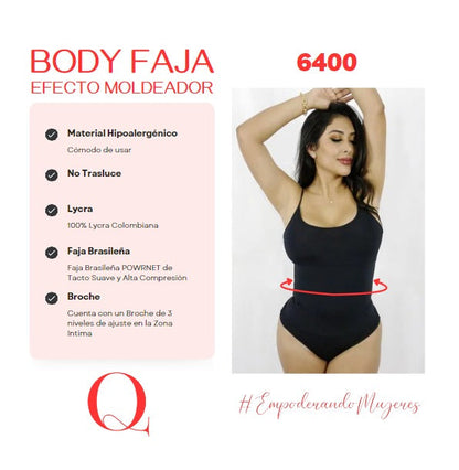 Body Faja Reductor Bodysuit Premium