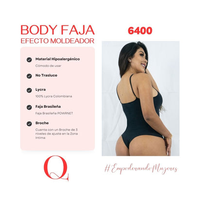 Body Faja Reductor Bodysuit Premium