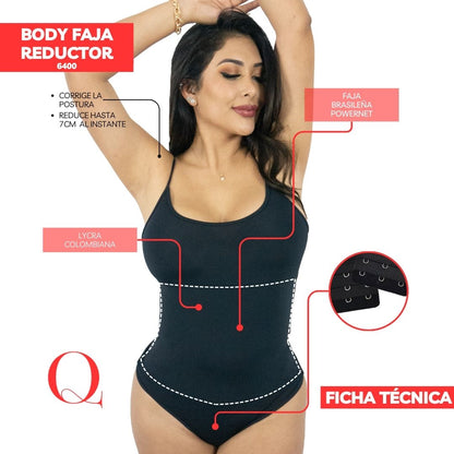 Body Faja Reductor Bodysuit Premium