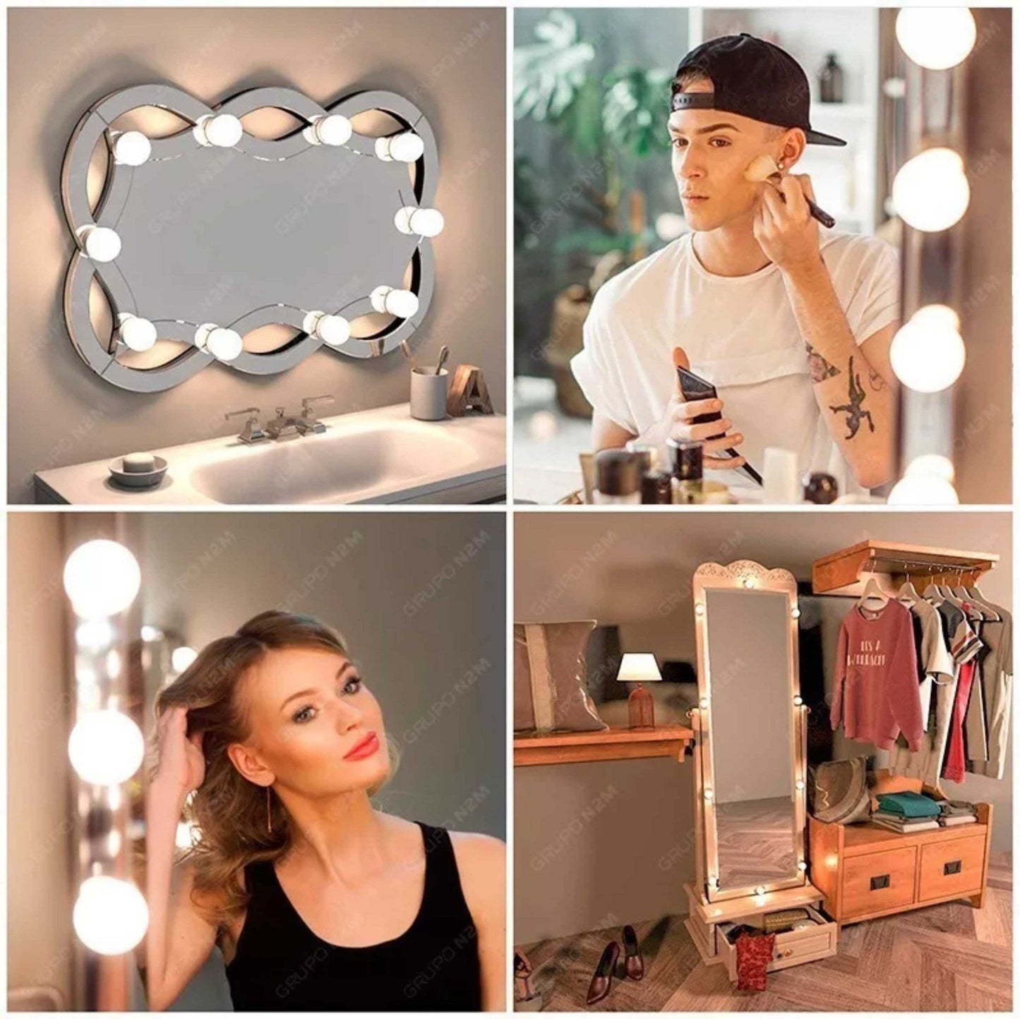 Luces Para Espejo Tocador Maquillaje 10