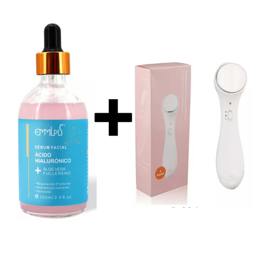 Pack Masajeador Facial Y Serum De 100 Ml